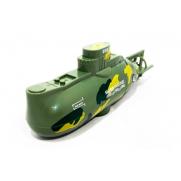 Подводная лодка на пульте управления, зеленая, 14 см