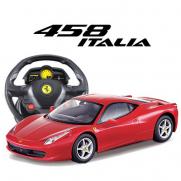 Радиоуправляемый автомобиль Ferrari 458 Italia 1:14, пульт-руль (31 см)