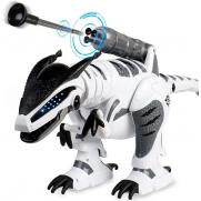 Большой Радиоуправляемый динозавр игрушка (стреляет присосками)