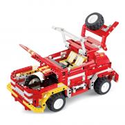 Конструктор радиоуправляемый - грузовик "Пожарная машина" (472 детали, пульт, аккум., 30 см) 