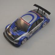 Радиоуправляемый автомобиль HSP Xeme Mercedes сине-белый 1:10 4WD 2,4GHz (электро, 60 км/ч, 40 см)