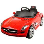 Электромобиль для детей радиоуправляемый Mercedes-Benz SLS AMG красный (звук, свет, 110 см)