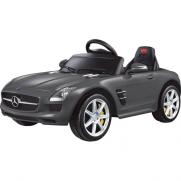 Электромобиль для детей радиоуправляемый Mercedes-Benz SLS AMG серый (звук, свет, 110 см)