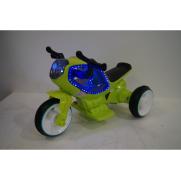 Детский электромотоцикл зеленый