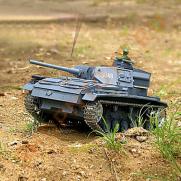 Радиоуправляемый танк Panzerkampfwagen III 1:16 3848-1 PRO (металл. гусеницы, дым, свет, звук, пневмопушка, 54 см)