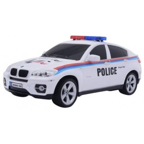 Полицейская машина джип радиоуправляемая BMW X6 1:14 (35 см, свет, 15 км/ч, аккум.)