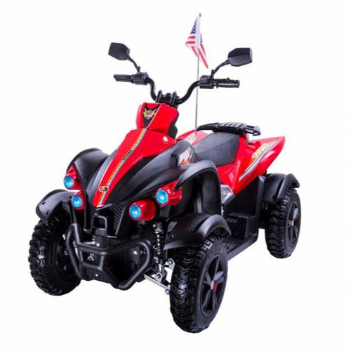 Электроквадроцикл для детей Dongma ATV 12V красно-черный