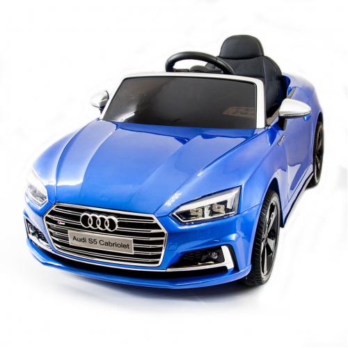 Детский электромобиль Audi S5 Cabriolet LUXURY 2.4G - Blue - HL258-LUX