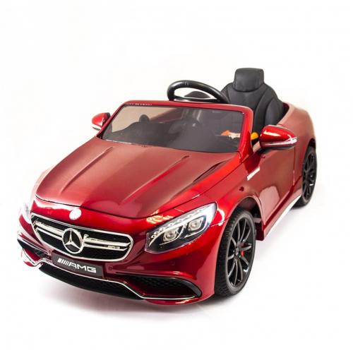 Детский электромобиль Mercedes Benz S63 LUXURY 2.4G - Red