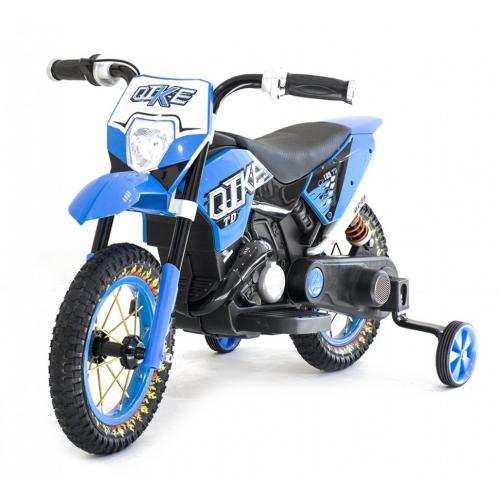 Детский кроссовый электромотоцикл Blue 6V