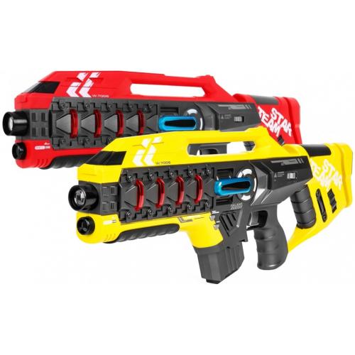 Лазерный бой (набор из 2-х автоматов: желтый и красный)