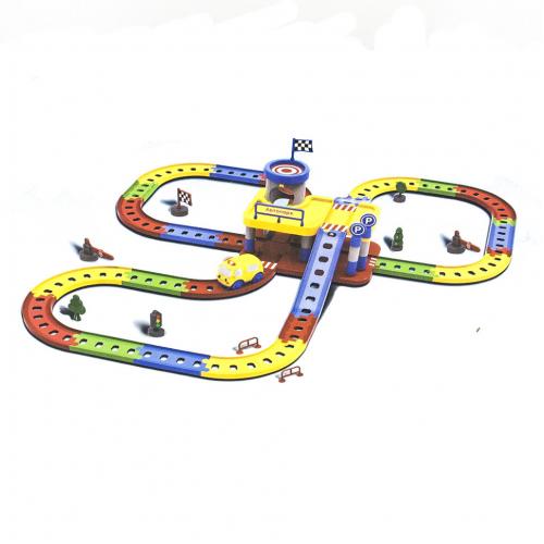Детский игровой набор автотрек-конструктор "Твой старт - Автопарк"