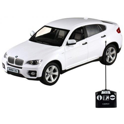 Радиоуправляемый автомобиль BMW X6 цвет белый 1:14 (35 см)