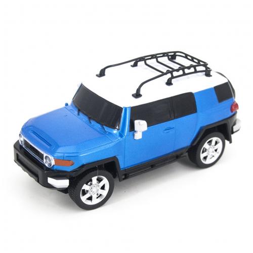 Радиоуправляемая машинка Toyota FJ Cruiser цвет синий 1:24 (18 см, мини)