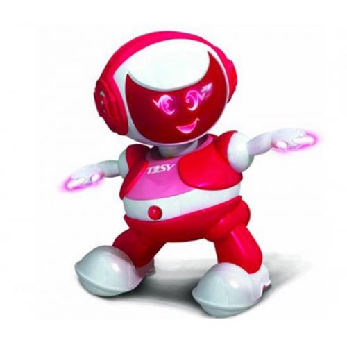 Интерактивный танцующий робот Andy красный (управление смартфон, музыка, 22 см)