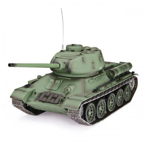 Радиоуправляемый танк T-34 Pro 1:16 (50 см, пневмопушка, металл. гусеницы, дым)