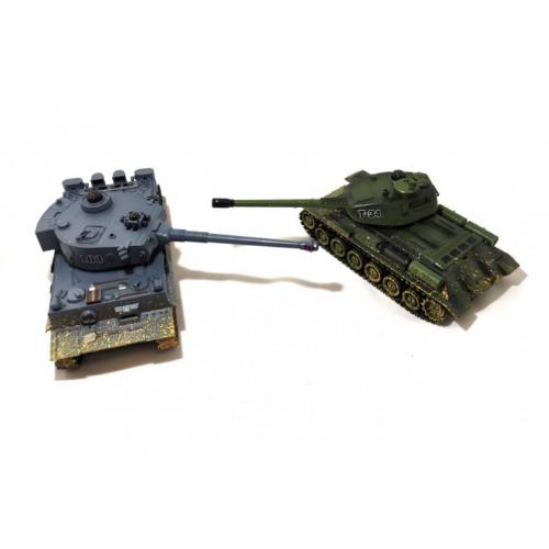 Радиоуправляемый танковый бой T34 Tiger, детский игровой набор