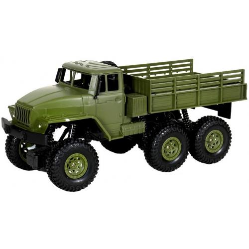 Радиоуправляемый грузовик УРАЛ 6x6 1:18 (привод 4WD, акб)