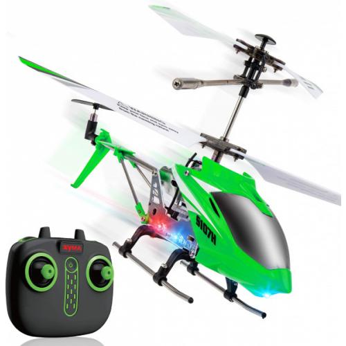 Вертолет на пульте управления детский 2.4G, автопосадка, ф-я зависания, 22 см, до 20 м