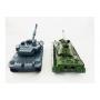 Танковый бой русский T90 и Tiger 1:28 (2 танка по 25 см, звук, свет)