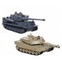 Танковый бой Тигр и Абрамс 2.4G (2 танка с пультами)