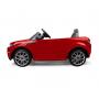 Электромобиль для детей джип Land Rover Evoque красный 12V на пульте (свет, звук, 120 см)