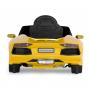 Электромобиль для детей радиоуправляемый Lamborghini Aventador LP 700-4 желтый (звук, свет, 110 см)