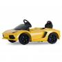 Электромобиль для детей радиоуправляемый Lamborghini Aventador LP 700-4 желтый (звук, свет, 110 см)