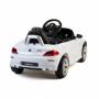 Детский электромобиль с пультом BMW/БМВ Z4 белый (4 км/ч, свет фар, звук, MP3)