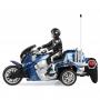 Радиоуправляемый мотоцикл Трицикл 1:10 - YD898-T57 (свет, 28 см, аккум.)