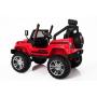 Двухместный полноприводный электромобиль Red Jeep 12V 2.4G - S2388
