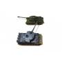 Радиоуправляемый танковый бой T34 Tiger масштаб 1:28 с эффектом грязи ZEGAN